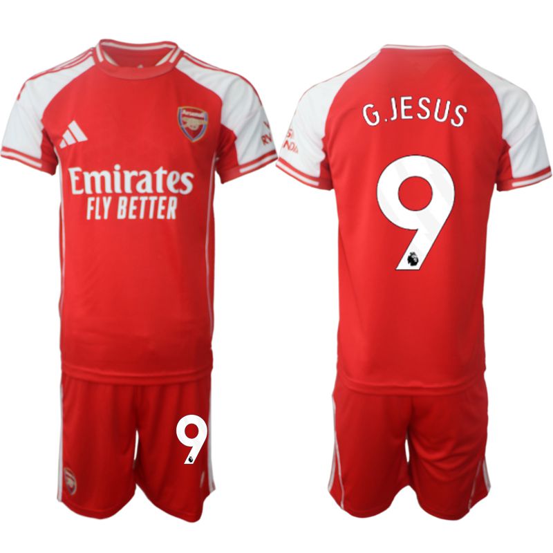 Men 2025-2026 Season Club Arsenal home red #9 Soccer Jersey->customized soccer jersey->Custom Jersey